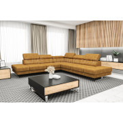 EUFORIA MAX __300 * 300cm - GREY Faux Leather - Corner Sofa