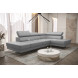 EUFORIA __300 * 180cm - Grey Faux Leather  - Corner Sofa