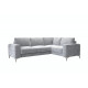 ANGIE 2 -  250*180cm - Corner Sofa Bed - fabric grey