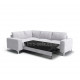 ANGIE 2 -  250*180cm - Corner Sofa Bed - fabric grey