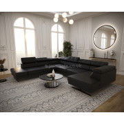 EUFORIA MAX 2__300*350*180cm - Faux Leather - Corner Sofa