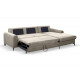 ABIRA -  Corner Sofa Bed