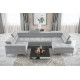 TORONTO MAX 1 -  185*350*168cm - Corner Sofa Bed