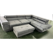 ANTONY -  Corner Sofa Bed + footstool 100*55cm