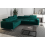 TORONTO MAX 250*250cm - Corner Sofa Bed + Footstool 100*55cm